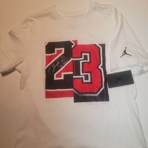 AUTHENTIC NIKE AIR JORDAN SLASH T SHIRT White